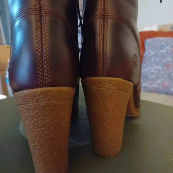 Timberland Glancy A18Z6 Leather Lace Up Ankle Boot, Women's, Size 8, - Picture 5 of 7